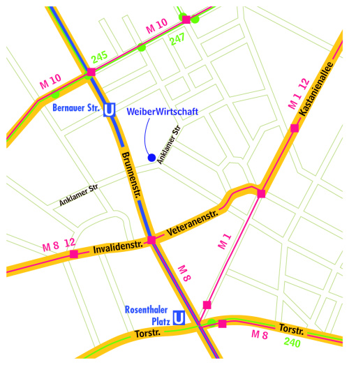ww_anfahrt_2008 Ausschnitt Stadtplan für die Anfahrtsbeschreibung zur Weiberwirtschaft